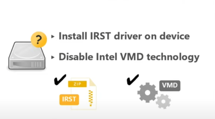 SSD/NVMe or HDD Not Recognized During Windows Installation