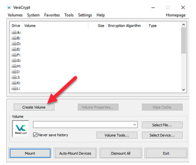 How to mount veracrypt drive