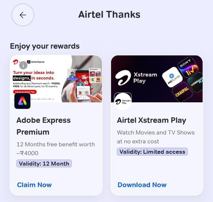 airtel thanks free adobe premium