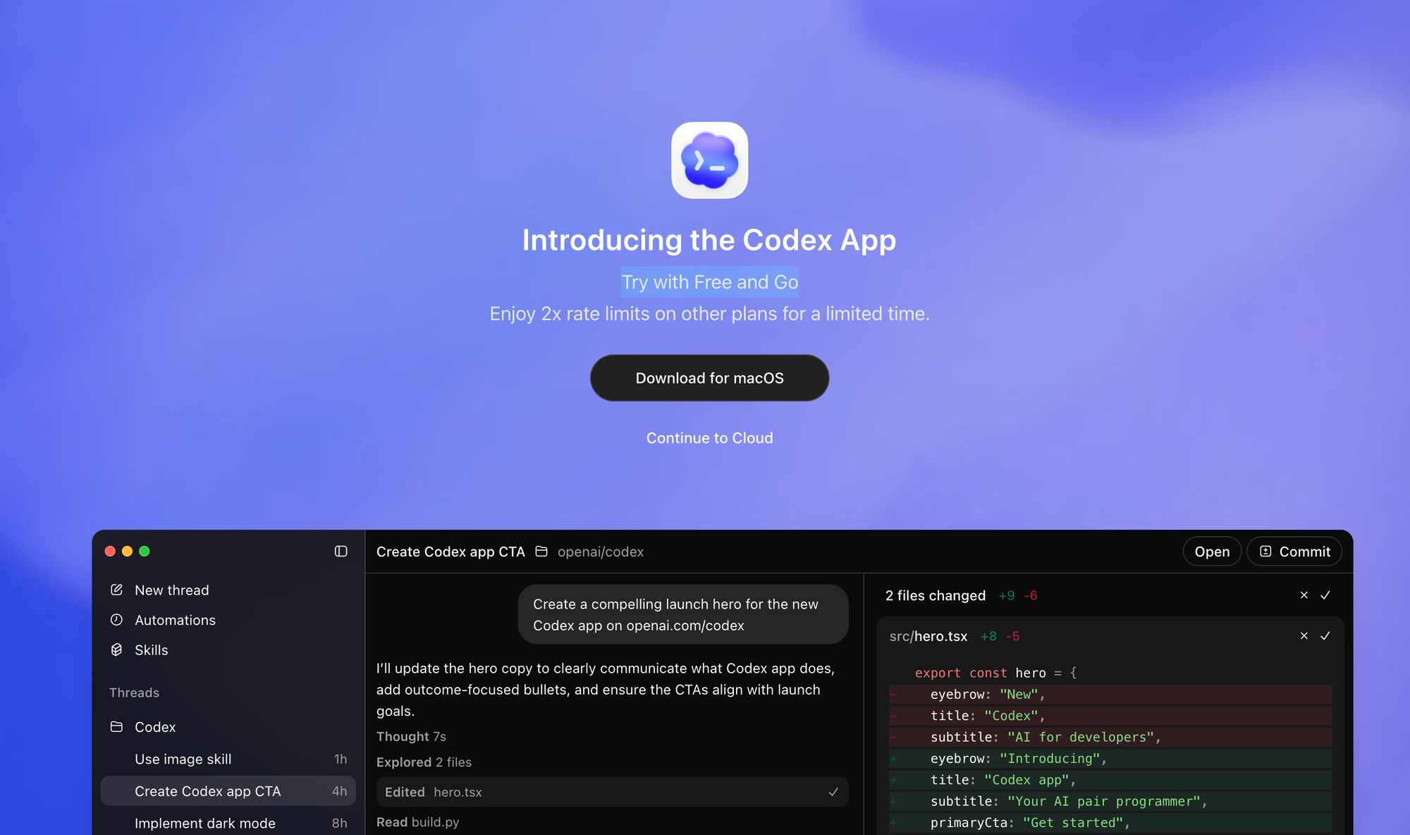 introducing the codex app 