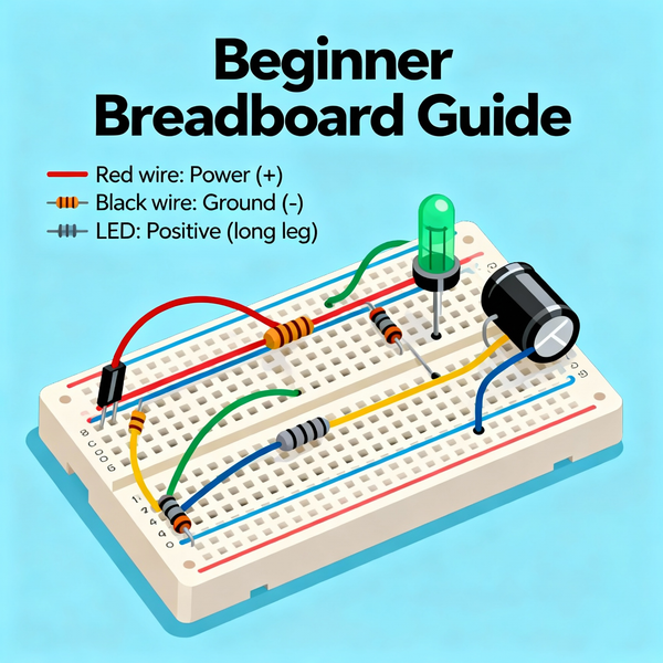 Using A Breadboard With Example Equation How to Use a Breadboard: Complete Beginner's Guide for Electronics